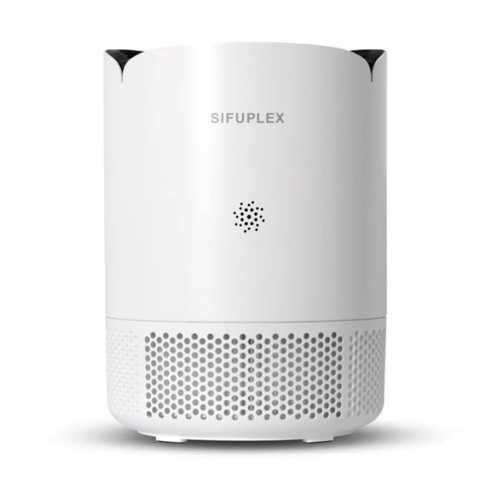 Breezo Luftreiniger 20m² mit HEPA Filter & Ionisator | Leise 53dB, Für Allergiker, Schlafzimmer & Kinderzimmer, Gegen Rauch, Gerüche, Pollen