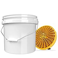Detailmate Set Accessori Per Secchio Dirt Lock – Inserti E Coperchio Per Lavaggio Auto Senza Graffi, Turchese/Bianco - 2