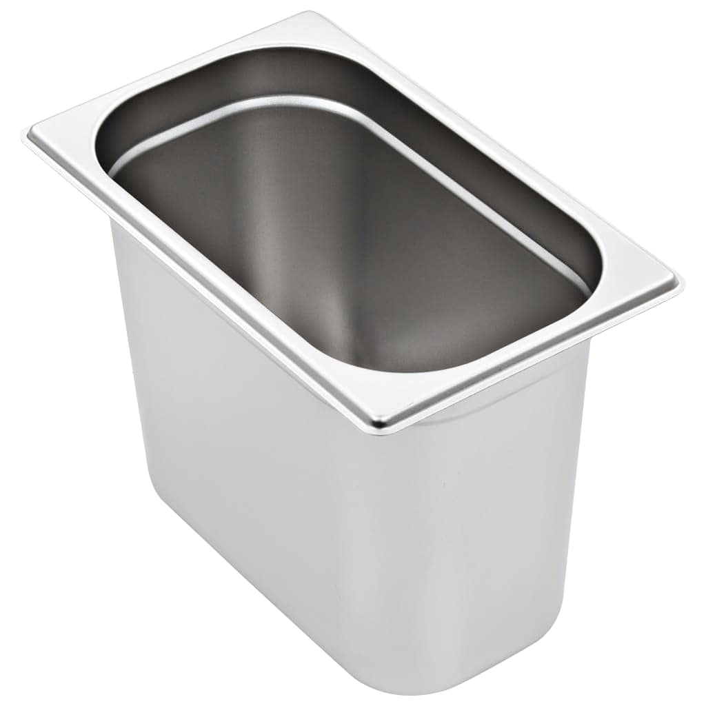 Gastronorm Recipientes 4 piezas GN 1/4 200 mm Acero Inoxidable