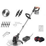 Tagliasiepi Senza Fili con Lame in Metallo, Manico Telescopico per Tagliabordi e Giardino(Black)