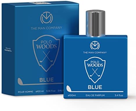 The Man Company EDP for man 100ml – Polo Blue | Premium Perfume | Long-lasting Fragrance | Perfect For Man | Citrusy, Marine and Musky | Made With Essential Oils | Anniversary fragrance gift | Secret Santa Gift Set |