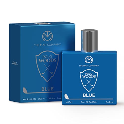 The Man Company EDP for men 100ml – Polo Blue | Premium Perfume | Long-lasting Fragrance | Perfect For Men | Citrusy, Marine and Musky | Made With Essential Oils