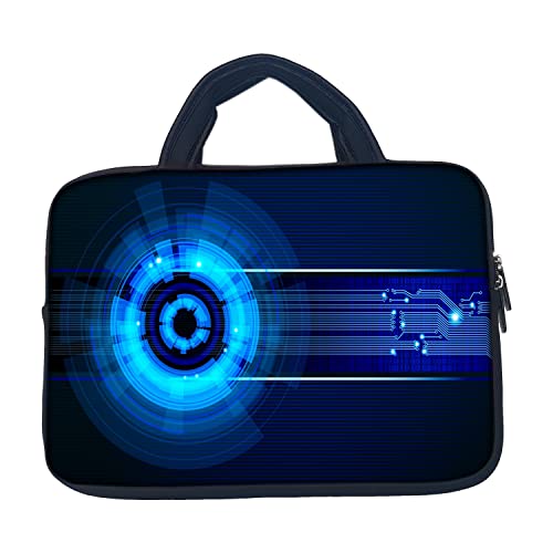 Image of TheSkinMantra Chain Laptop Sleeve Bag Compatible with Laptop /Macbooks /Chrombook /Notebook /Zbook (14.1 Inch (Handle), Future is Here)