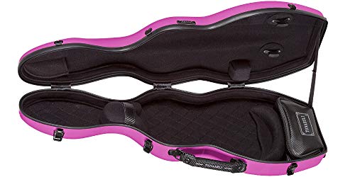Tonareli Shaped Fiberglass Violin Case - Purple 4/4 Vnf1010 #TOP1