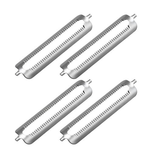 4 Stück Sparschäler Tupper,Sparschäler Ersatzklingen für Spargelschäler Tupperware Ersatzklinge Gemüseschäler für Orangenschäler Neuer Kartoffelschäler Schälmesser Küchenhelfer Universalschäler