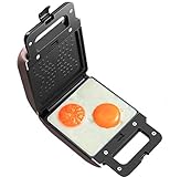 ZH1 Electric Sandwich Maker Toast, Double-Sided Detachable Non-Stick Baking Tray, Indicator Light, C