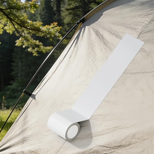 Hoacm Heavy Duty Awning Repair Tape, 3.15" x 25 FT, White — view 7