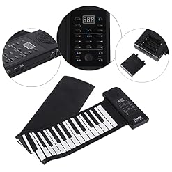 ciciglow Roll Up Piano, 61 Touches Clavier électronique Portable Hand Roll Piano Piano en Silicone Souple Clavier de Piano Flexible (C3 ~ C8) pour Les débutants/Enfants/passionnés de Musique - Les Beatles, Paul McCartney, John Lennon, RIngo Starr, George Harrison ciciglow Roll Up Piano, 61 Touches Clavier électronique Portable Hand Roll Piano Piano en Silicone Souple Clavier de Piano Flexible (C3 ~ C8) pour Les débutants/Enfants/passionnés de Musique – Image 7