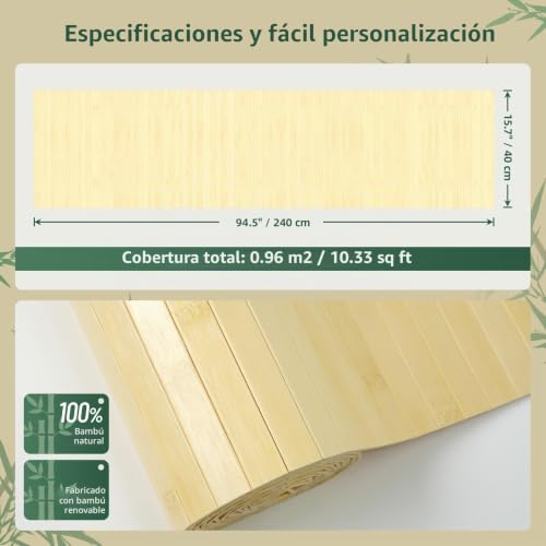 Paneles de pared de bambú para ocultar imperfecciones y renovar 4