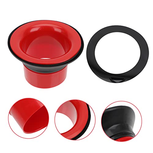 Mikinona 1 Set Drum Amplifier Bass Drum Head Bass Drum Accessories Drum Woofer Bass Drum Booster Bass Drum Amplifier Drum Part Instrumentation Amplifier Major Red Elastomer Drum Accessory #TOP2