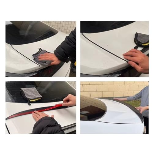 Becquet de coffre arrière en plastique noir brillant pour BMW série 1 E82 coupé 2007-2013 - 2