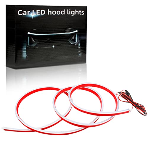 Deggox Car Hood Light Strip White 70 Inches Exterior Car Led Strip Lights Flexible Led Strip Lights For Car Daytime Running Light For Cars, Suvs, Trucks #TOP22