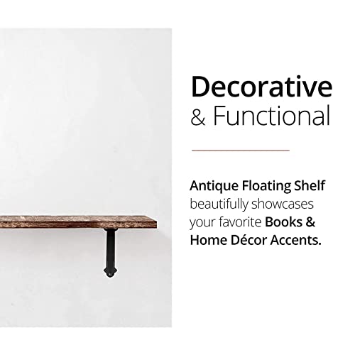 Nach Half Round Wall Mount Shelf Bracket, Decorative Brackets For Shelving, Heavy Duty Cast Iron, Diy Projects, Hardware Included, 4 Pack, Black Finish, 5.5X5.5X1.2 Inch, Js-90-064S #TOP4