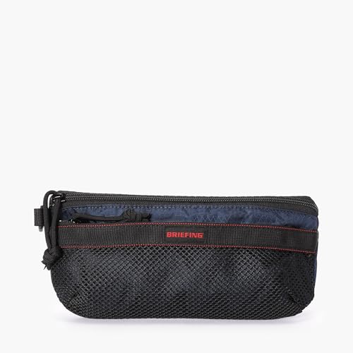 BRIEFING ブリーフィング メッシュフラットポーチ S ロング NAVY