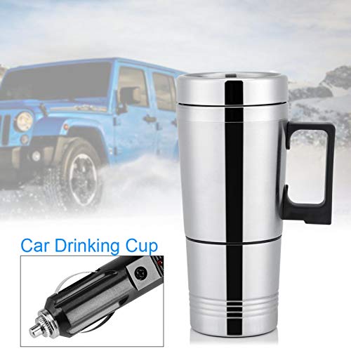 300Ml 24V Coffee Mug Car Heater Coffee Warmer Stainless Steel Electric Car Heating Cup For Water Coffee Milk #TOP2