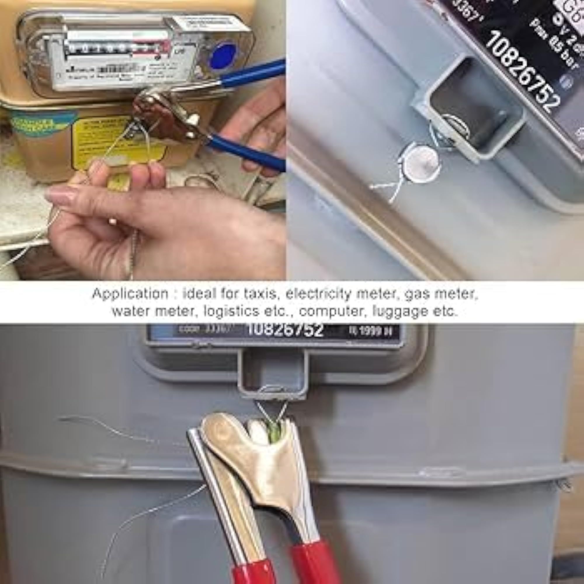Anti-Theft Sealing Wire for Lead Seals, 1 Roll