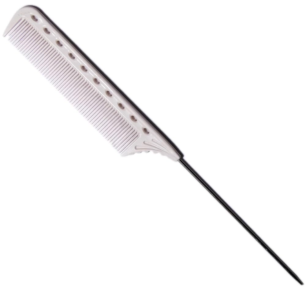 Peine Y.S. Park YS-102 tipo Tail Comb blanco miniatura 1