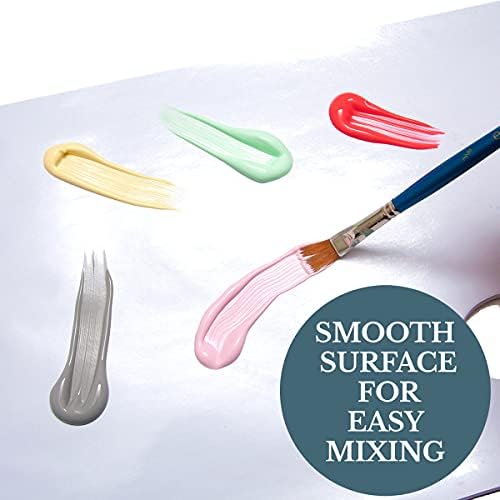 Elements Tear Off Palette - 40 Disposable Painting Palette Sheets, Artist Pad Mixing Surface for Oil or Acrylic Paint Pigment Colours - 9"x12"