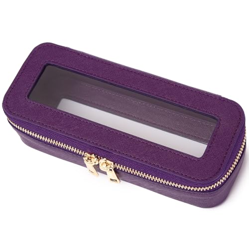 Pinkmik Makeup Brush Case, D.Purple, Slim