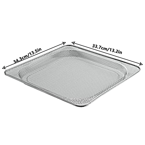 Pacienjo Air Fryer-Korb - Heißluftfritteuse aus Edelstahl für Backofen | Kochgeräte Digitale Luftzirkulation gleichmäßig erhitzt für Ninja SP100/SP101B1/SP101C – Bild 5