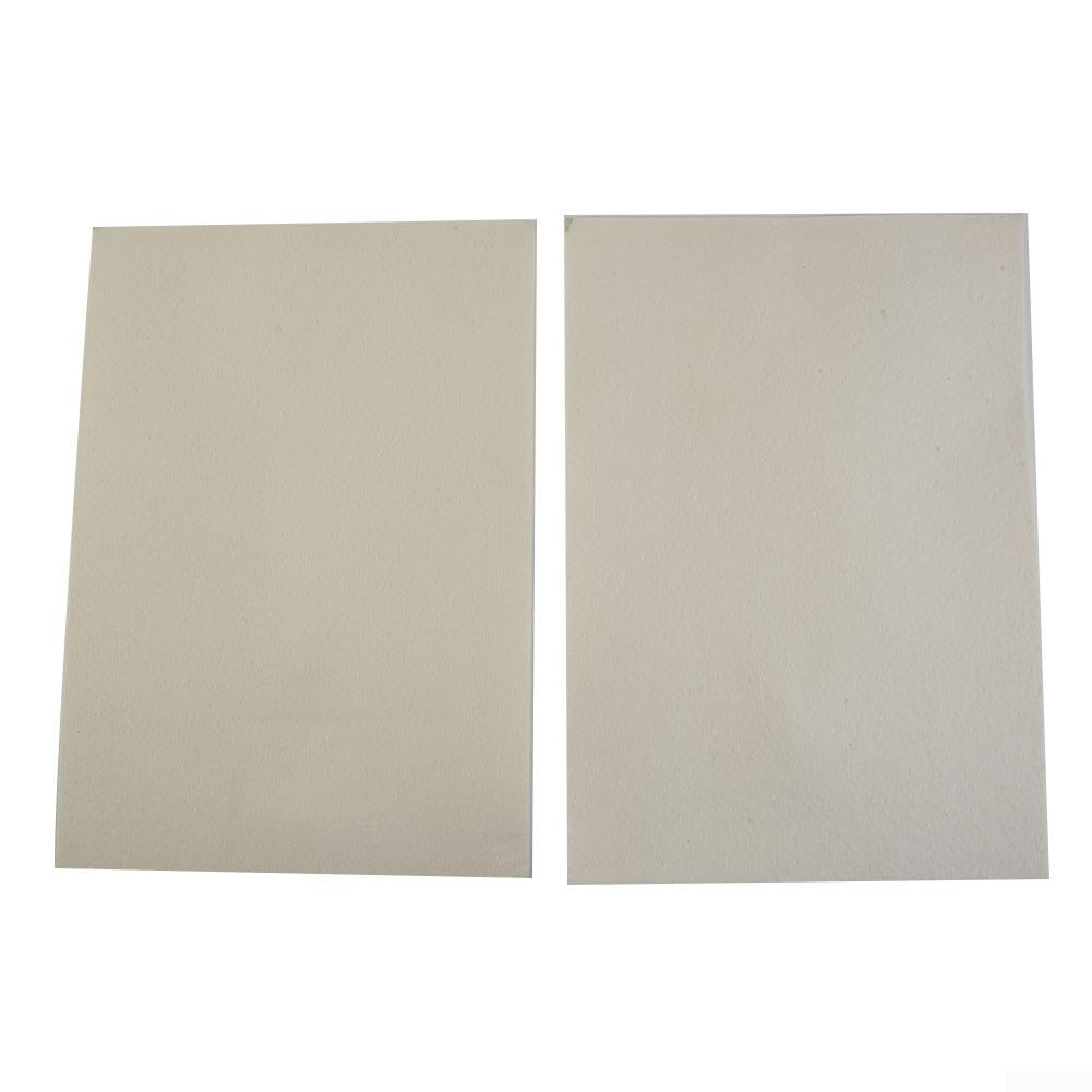 Honseadek Para A4 Juego de papel de junta de fibra de cerámica para sellar tubos de combustión y vidrio de horno con tolerancia de alta temperatura (A)