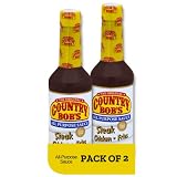Country Bob's All Purpose Sauce - All Natural Condiment Sauce for Dipping, Marinating, BBQ Sauce, St