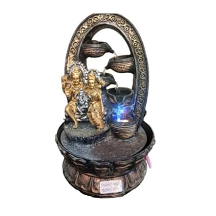 Sangam Homes Shiva Water Fountain for Indoor & Outdoor Home Decor (1.5ft x 8inch).