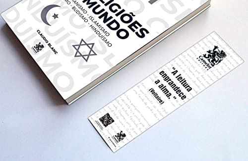 As Religiões do Mundo: Capa especial + marcador de páginas