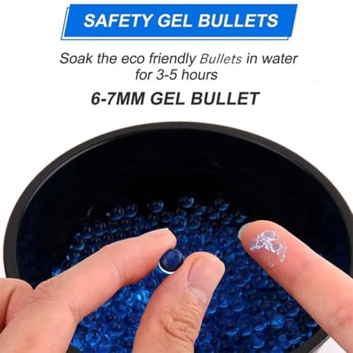 SDMAX, 7-8mm Gel Bullets For Gel Blaster G-U-N, Long-Lasting Performance, Indoor And Outdoor Play, Convenient To Store, Easy To Use, Random Colour, 50000 Pcs - Image 5