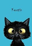 Kerstin - Katzen-Malbuch / Notizbuch / Tagebuch: DIN A5 - blanko