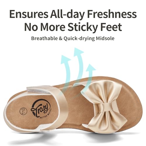 Image of Trary Toddler Sandals for Baby Girls Boys Summer Sandals Cute Kids Shoes Lightweight Open Toe Sandals Beach Holiday Unisex Child Sandals