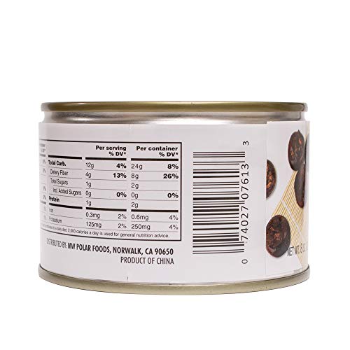 MW Polar Canned Vegetables Water Chestnuts, Sliced, 8 Ounce, (Pack of 12) - Thumbnail 3