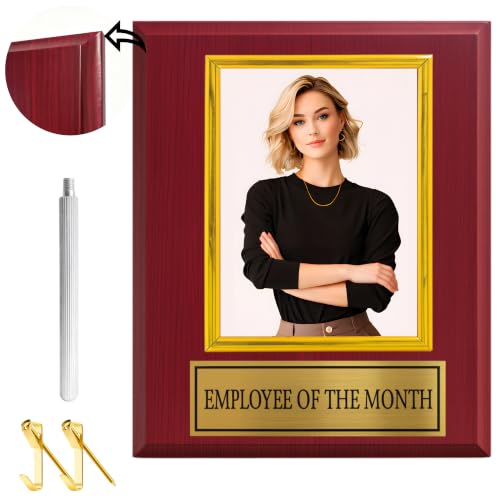 orchidcoa Employee of The Month Frame 8x10 in Walnut Finish Plaque