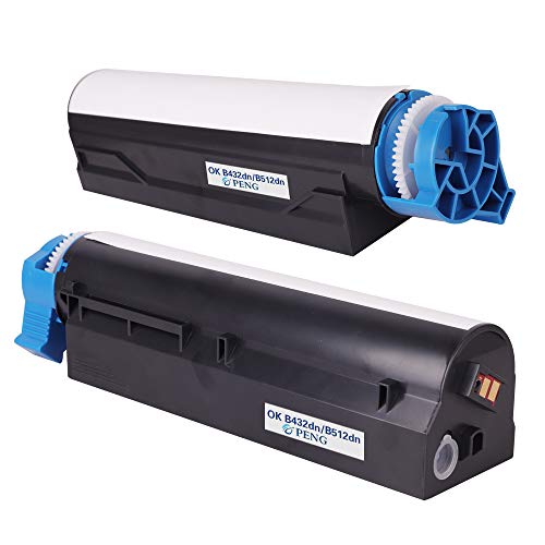 Cartuchos de toner compatíveis com PENG para Oki Okidate B432 B412 B512 B432dn B512dn MB492dn MB562d