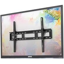 Duronic TV Bracket Wall and Ceiling Mount TVB123M 32-60 Inch Television Screen VESA Up to 600x400mm Flat Screen LCD LED OLED QLED Strong Heavy Duty