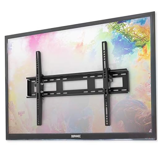 Duronic TVB123M robust, justerbart väggfäste för 83,8–152,4 cm (33–60 tum) plasma/LCD-/LED-skärm – svart