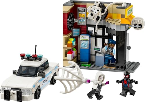 | Marvel Spider-Verse: Miles Morales Contro la Macchia - Set da Supereroi con Edificio, Macchina Giocattolo da Costruire e 4 Minifigure, Giochi per Bambini e Bambine da 9 Anni, Idea Regalo 76311 - Lego - Immagine 10