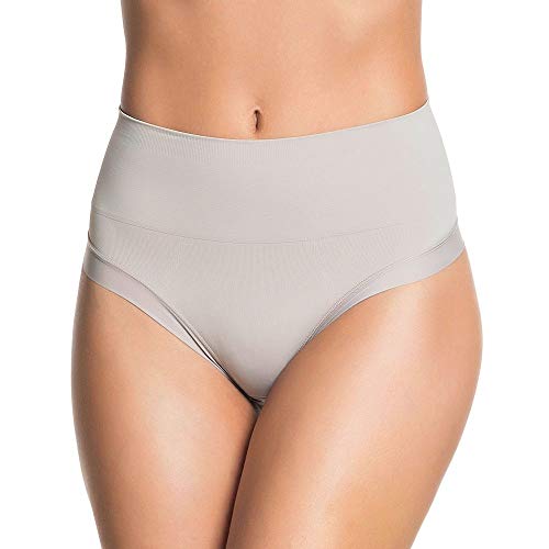 Calcinha Modeladora Liz 70381 Fio Dental Invisible Shapewear 260-Sepia G