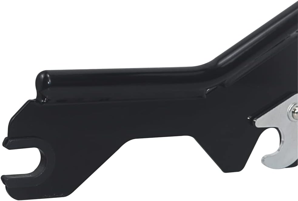 WOWTK Backrest, Sissy Bar Upright w/Backrest Pad fits for Harley Softail FLDE, FLHC, FLHCS, FLSL, FXBB, and FXST models 2018-2024, Gloss Black