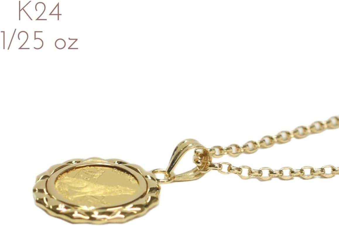 純金コイン 24金 24K PAMP社製 ウルフ コンドル コイン 1/25オンス 枠K18付 コインペンダント コイン ウルフ コンドル ペンダント  トップ 純金 金貨 K24 1/25オンス 24金 枠 18金 k18 クリスマス プレゼント : ジュエリーコトブキ幸せ運ぶ宝石店 - 通販 -  Yahoo!ショッピング