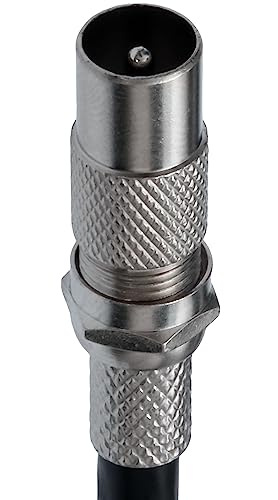 1STec 1 x Screw Type Male Coaxial TV Plug with Standard F-connector for 6mm RG6 CT100 WF100 Freeview Satellite Aerial Extension Wire to a Push in to Female UHF Coax Replacement Termination Adaptor - Image 7