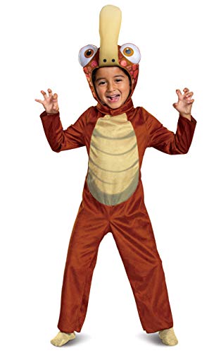 Disguise Gigantosaurus Rocky Costume, Disney Junior Cartoon Inspired Character Outfit, Classic Toddler Size Large (4-6), Red, 105779L