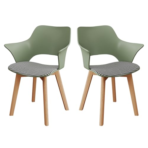 JZGORC Juego de 2 Sillas de Comedor Escandinavas