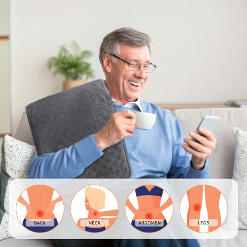 Heating Pad for Sore Muscles and Stiff Joints - Soothing Warmth for Back, Legs, Abdomen, Soft Microfiber with Auto Shut-Off — view 4