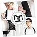 IWOWHERO Invisible Back Brace Posture Corrector for Men Women Adjustable Breathable Sitting Posture Support Device PU Leather Hunchback Straightener for Adults