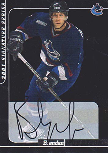2000-01 BAP Signature Series Auto #5 Brendan Morrison Vancouver Canucks