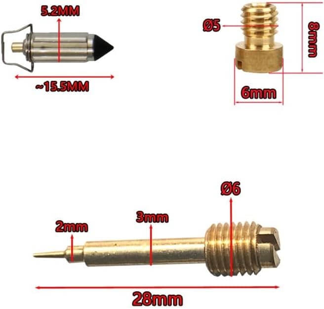BJ250 1994-1997 Compatible Single Cylinder Motorcycle Carburetor Repair Kit With Vacuum Diaphragm And Float BJ250-A/C(E)