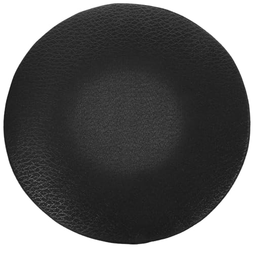 ORFOFE Barstool Seat Cushion Cover Black Elastic Stool Chair Protector | Cotton Polyester Fabric, Anti-slip Backing, Simple Design, Easy Installation for Makeup Stools, Offices, Rentals and Shops