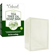 Erbaid Tea Tree Oil Soap Bar for Face & Body, 4oz –All Natural Remedy Skin Cleanser – Pure Essent...