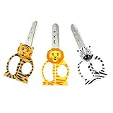 NUOBESTY Sicherheitsschere 3St Bastelschere Papierschneider stumpfe Schere Tierschere kleine Schere...